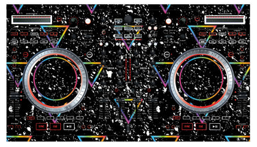 Numark NS 6 Skin Minimal Rainbow